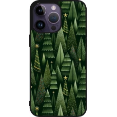 Coque iPhone 15 Pro Max - Silicone rigide noir Christmas 25 Pattern Xmas Tree