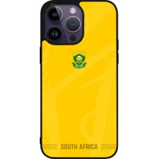 iPhone 15 Pro Max Case Hülle - Silikon schwarz Südafrika 2026 personalisierbares Fussballtrikot