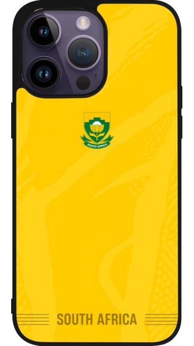 iPhone 15 Pro Max Case Hülle - Silikon schwarz Südafrika 2026 personalisierbares Fussballtrikot