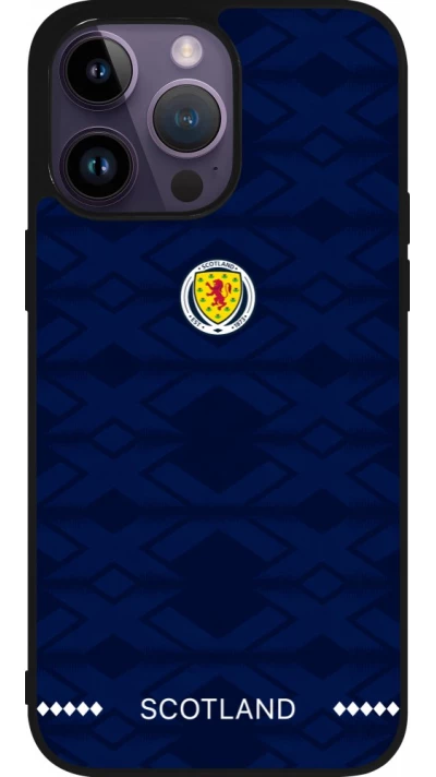 iPhone 15 Pro Max Case Hülle - Silikon schwarz Schottland 2026 personalisierbares Fussballtrikot
