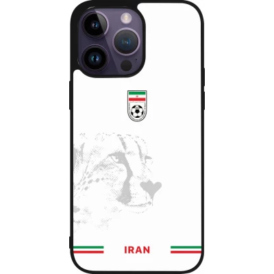 iPhone 15 Pro Max Case Hülle - Silikon schwarz Iran 2026 personalisierbares Fussballtrikot