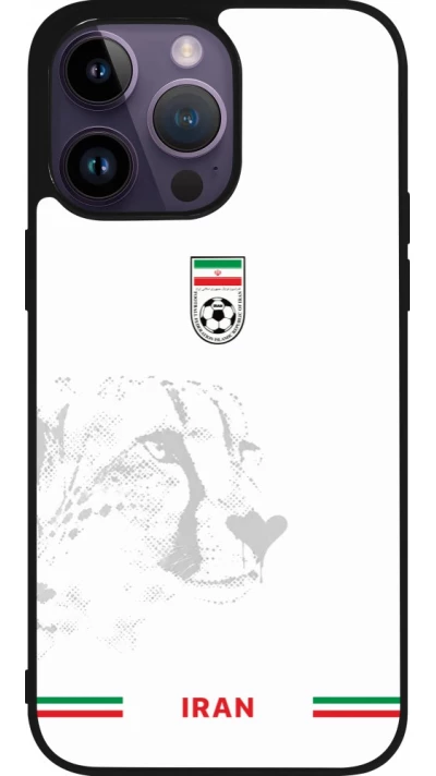 iPhone 15 Pro Max Case Hülle - Silikon schwarz Iran 2026 personalisierbares Fussballtrikot