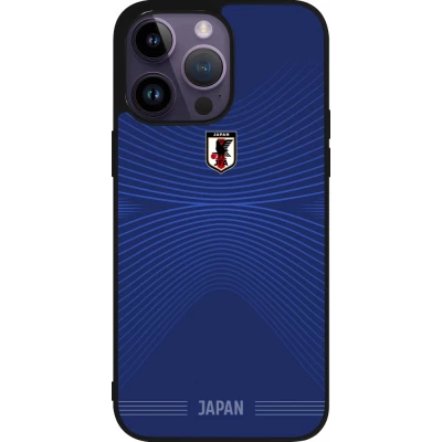 iPhone 15 Pro Max Case Hülle - Silikon schwarz Japan 2026 personalisierbares Fussballtrikot