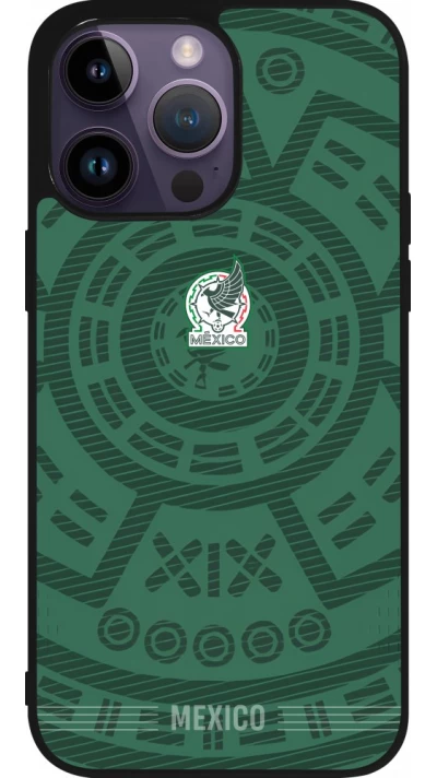 iPhone 15 Pro Max Case Hülle - Silikon schwarz Mexiko 2026 personalisierbares Fussballtrikot