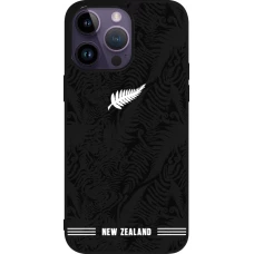 iPhone 15 Pro Max Case Hülle - Silikon schwarz Neuseeland 2026 personalisierbares Fussballtrikot
