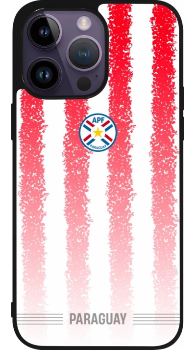 iPhone 15 Pro Max Case Hülle - Silikon schwarz Paraguay 2026 personalisierbares Fussballtrikot