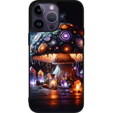 iPhone 15 Pro Max Case Hülle - Silikon schwarz Halloween Zaubertrank Magie