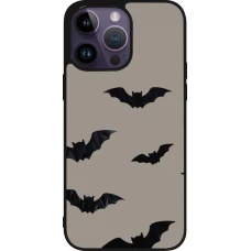 iPhone 15 Pro Max Case Hülle - Silikon schwarz Halloween 2026 Bats