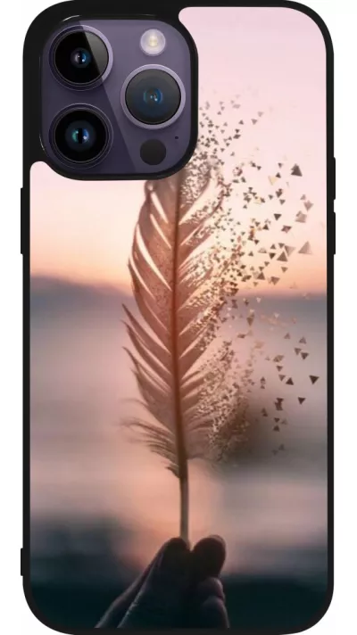 iPhone 15 Pro Max Case Hülle - Silikon schwarz Hello September 11 19