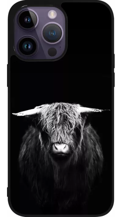 iPhone 15 Pro Max Case Hülle - Silikon schwarz Highland calf black