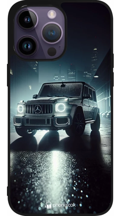 iPhone 15 Pro Max Case Hülle - Silikon schwarz Mercedes G AMG Nacht