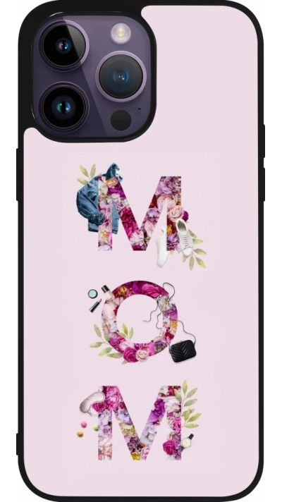 iPhone 15 Pro Max Case Hülle - Silikon schwarz Mom 2024 girly mom