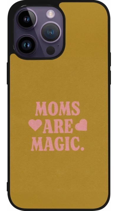 iPhone 15 Pro Max Case Hülle - Silikon schwarz Mom 2026 Are Magic