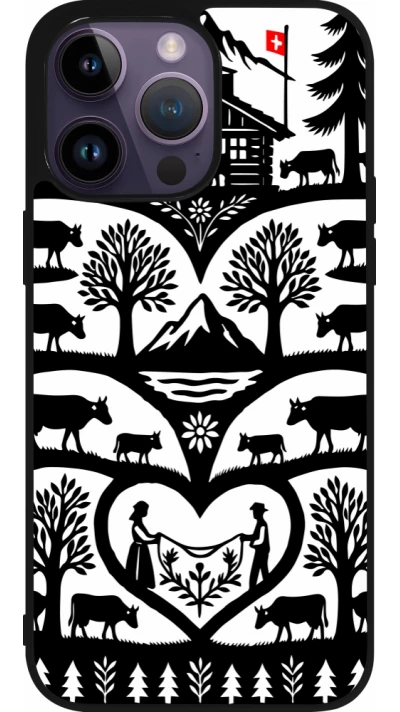 iPhone 15 Pro Max Case Hülle - Silikon schwarz Poya Schweiz 2