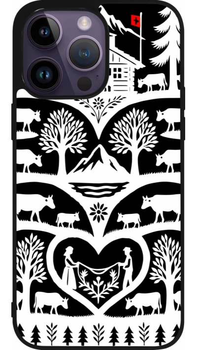 iPhone 15 Pro Max Case Hülle - Silikon schwarz Poya Schweiz 2 schwarz