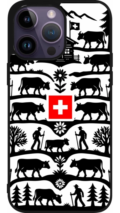 iPhone 15 Pro Max Case Hülle - Silikon schwarz Poya Schweiz 3
