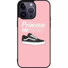 iPhone 15 Pro Max Case Hülle - Silikon schwarz princesse en basket