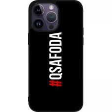 iPhone 15 Pro Max Case Hülle - Silikon schwarz Qsafoda 1