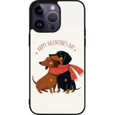 iPhone 15 Pro Max Case Hülle - Silikon schwarz Saint Valentines Day 26 Happy Valentine