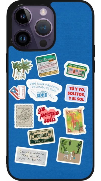 Coque iPhone 15 Pro Max - Silicone rigide noir Seals of the Dominican Republic DTMF