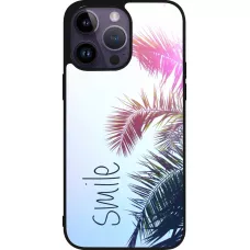 iPhone 15 Pro Max Case Hülle - Silikon schwarz Smile 05