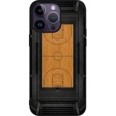 iPhone 15 Pro Max Case Hülle - Silikon schwarz Sports 2026 Basketball