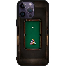 iPhone 15 Pro Max Case Hülle - Silikon schwarz Sports 2026 Billard