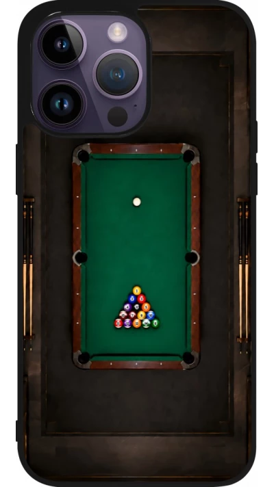 iPhone 15 Pro Max Case Hülle - Silikon schwarz Sports 2026 Billard