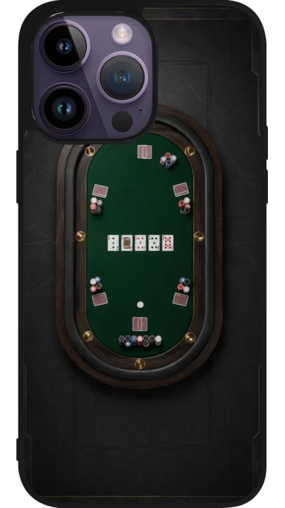 iPhone 15 Pro Max Case Hülle - Silikon schwarz Sports 2026 Poker