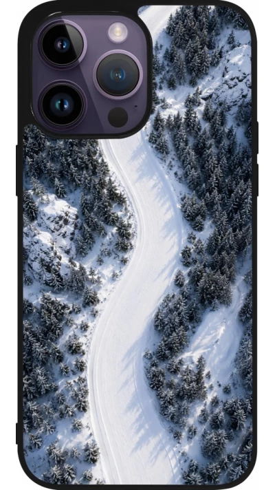 iPhone 15 Pro Max Case Hülle - Silikon schwarz Sports 2026 Ski