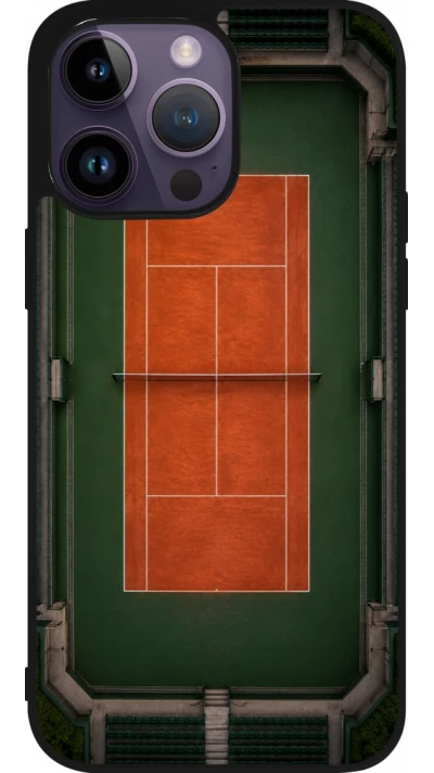 iPhone 15 Pro Max Case Hülle - Silikon schwarz Sports 2026 Tennis