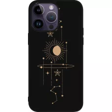 Coque iPhone 15 Pro Max - Silicone rigide noir Spring 23 astro