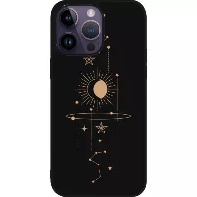 iPhone 15 Pro Max Case Hülle - Silikon schwarz Spring 23 astro