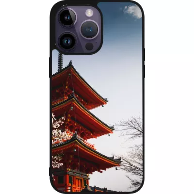 iPhone 15 Pro Max Case Hülle - Silikon schwarz Spring 23 Japan