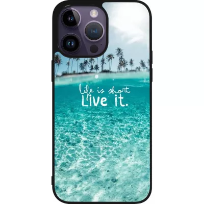 iPhone 15 Pro Max Case Hülle - Silikon schwarz Summer 18 24