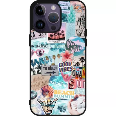 iPhone 15 Pro Max Case Hülle - Silikon schwarz Summer 20 collage
