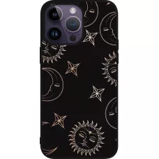 Coque iPhone 15 Pro Max - Silicone rigide noir Suns and Moons