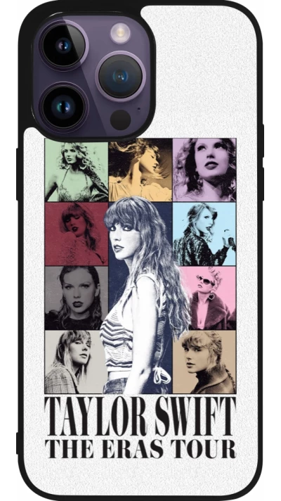 Coque iPhone 15 Pro Max - Silicone rigide noir Taylor Swift The Eras Tour