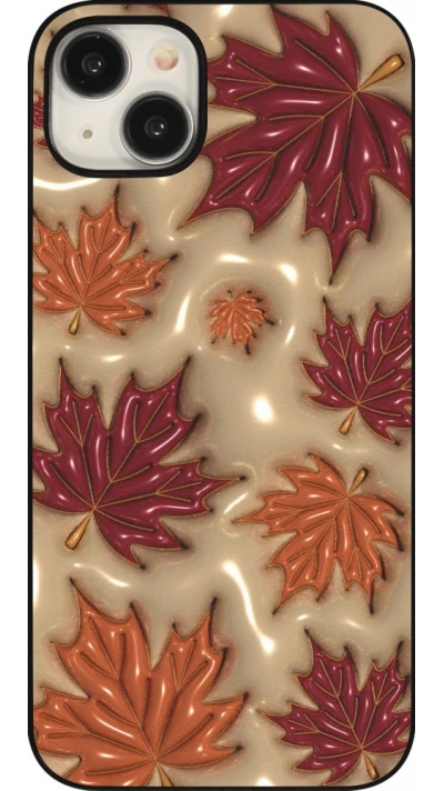 Coque iPhone 15 Plus - Autumn 26 3D leaves