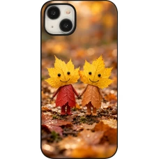 Coque iPhone 15 Plus - Autumn 26 Couple of leaves