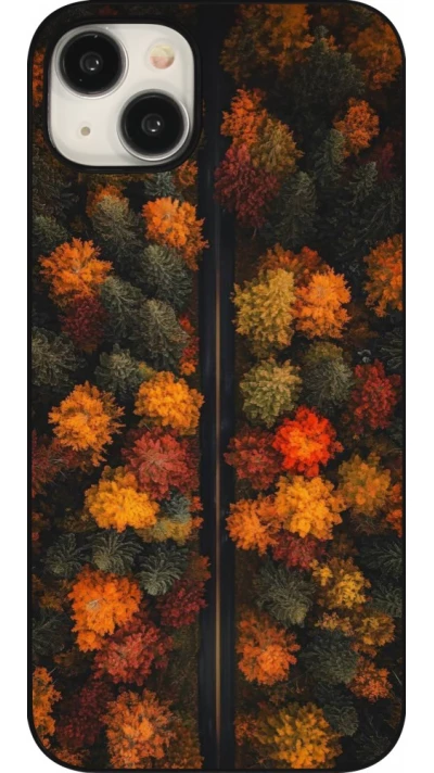Coque iPhone 15 Plus - Autumn 26 Road in autumn