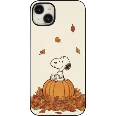 Coque iPhone 15 Plus - Autumn 26 Snoopy autumn