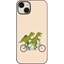Coque iPhone 15 Plus - Dinosaurs on bikes 2026