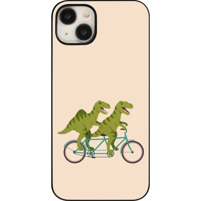 Coque iPhone 15 Plus - Dinosaurs on bikes 2026