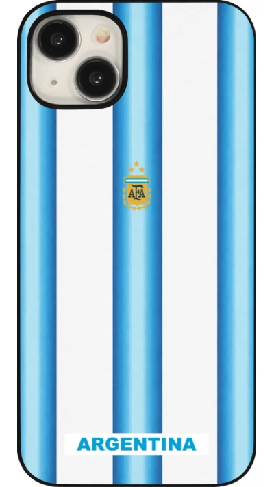 Coque iPhone 15 Plus - Maillot de football Argentine 2026 personnalisable
