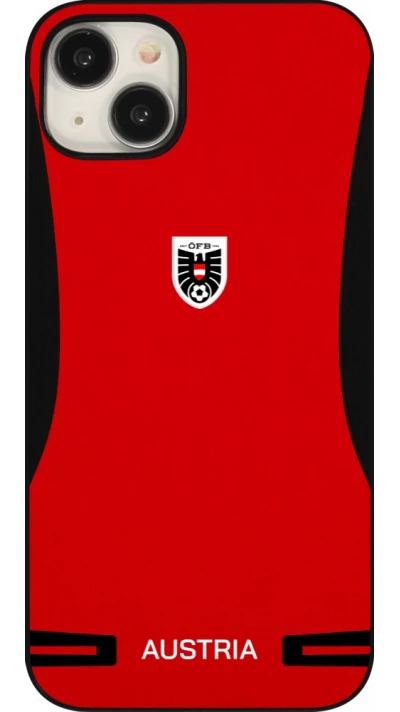 iPhone 15 Plus Case Hülle - O?sterreich 2026 personalisierbares Fussballtrikot