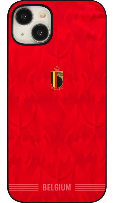 Coque iPhone 15 Plus - Maillot de football Belgique 2026 personnalisable