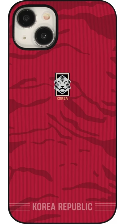 iPhone 15 Plus Case Hülle - Südkorea 2026 personalisierbares Fussballtrikot