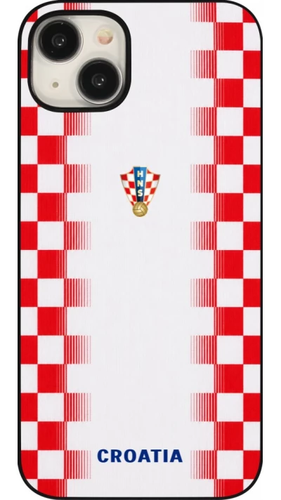 iPhone 15 Plus Case Hülle - Kroatien 2026 personalisierbares Fussballtrikot