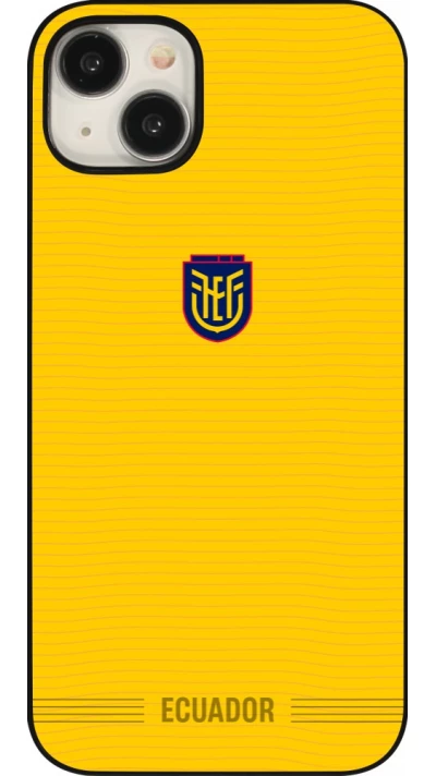 Coque iPhone 15 Plus - Maillot de football Équateur 2026 personnalisable